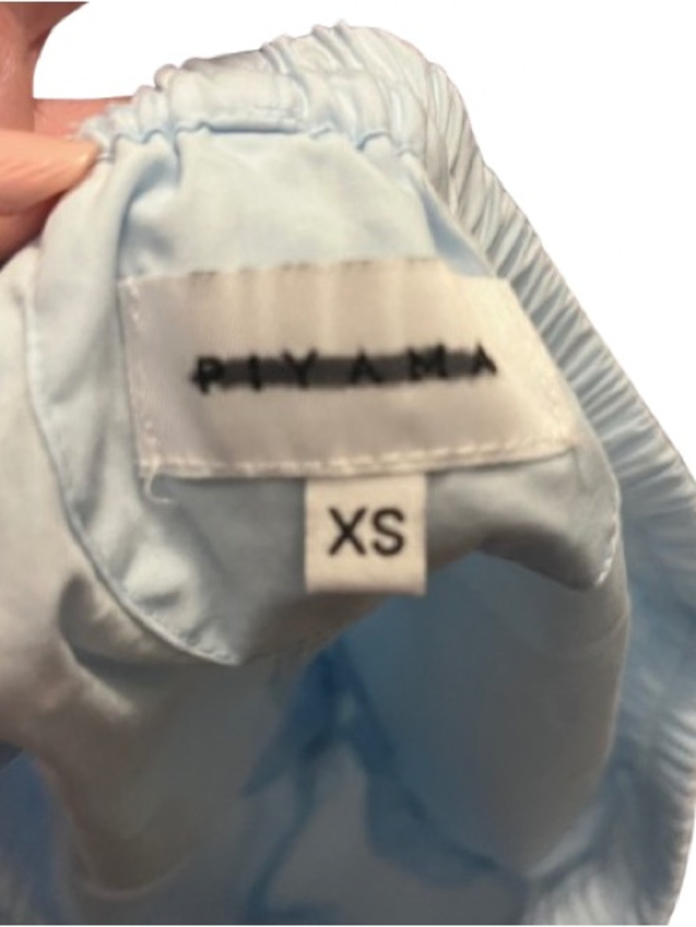 Piyama Nicolette Cotton Sleep Set Baby Blue NWOT Size XS - Picture 5 of 8